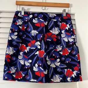 J.Crew floral skirt